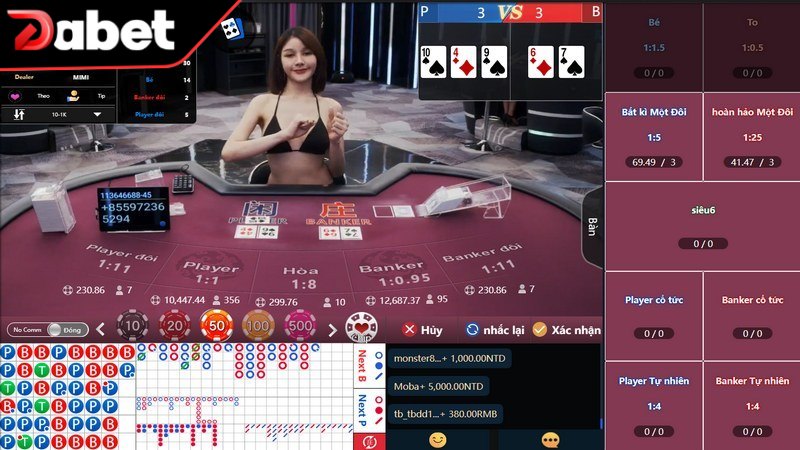 Baccarat mang tới không gian sảnh live bắt mắt