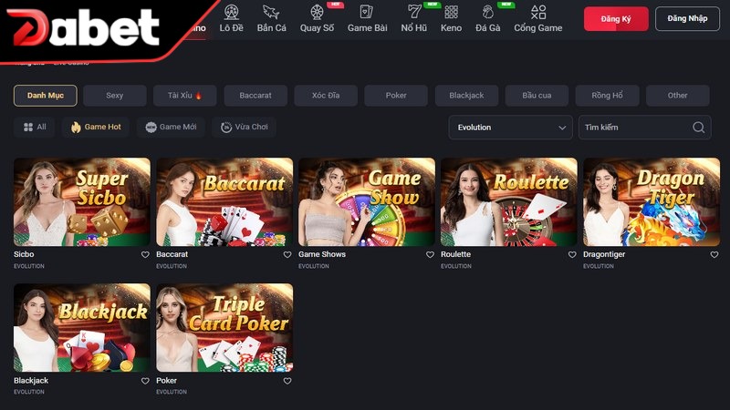 Mỗi sảnh casino cung cấp các trò chơi thú vị khác nhau